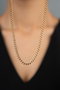 Heliophilia Silver CK9377 Collar de Metal Dorado